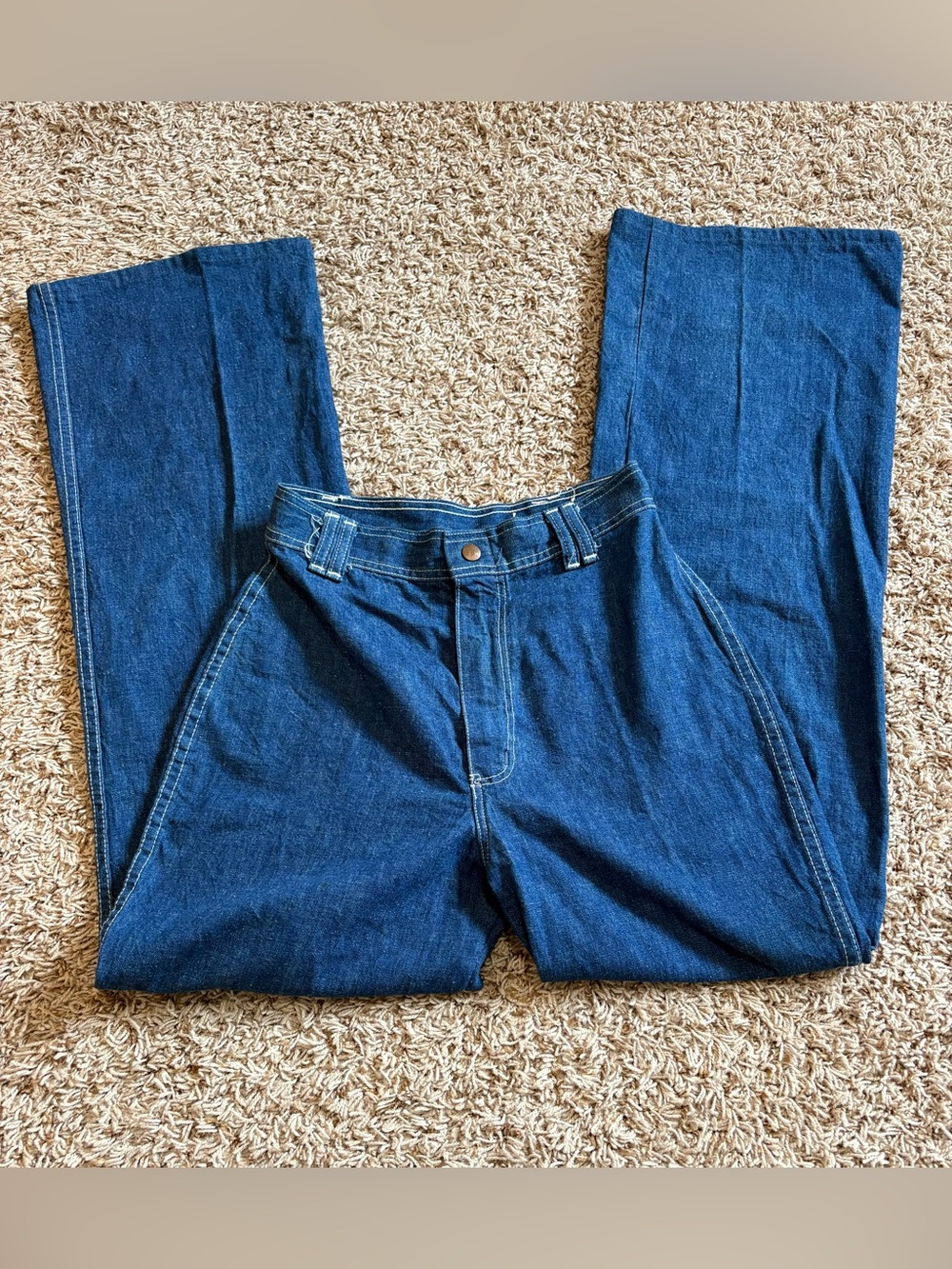 Vintage 70s Rare Wrangler Flare Jeans Womens size 9/10(see measurements)